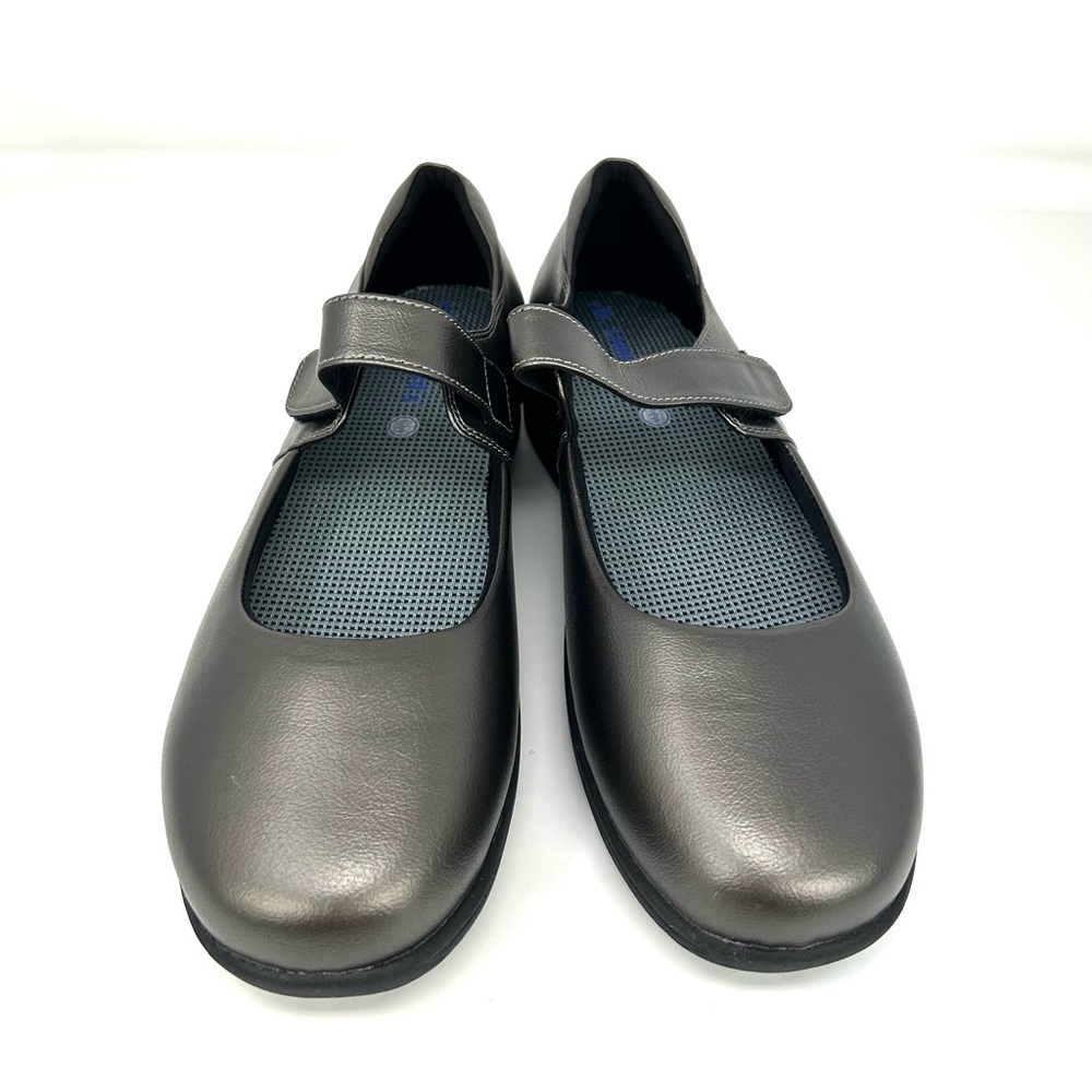 NWOT Dr.Leonard’s Mary Jane women’s diabétic comfort shoes size 10W shine gray